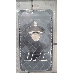 UFC Pop-N-Caps Magnetic Bottle Opener Cap Catcher Wall Mount UFCGNV022900 NEW
